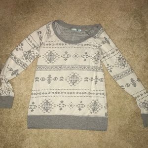 Tribal print sweater!